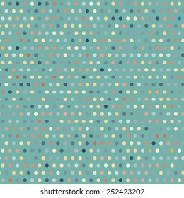 Colorful blue geometric pattern with dots