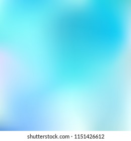 Colorful blue gradient mesh background.