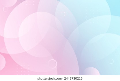 Colorido azul y rosa con degradado colorido. Forma de fondo con efecto de círculo. Fondo abstracto