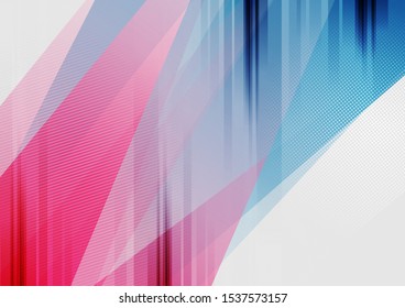 Colorful blue and purple contrast abstract background. Vector illustration