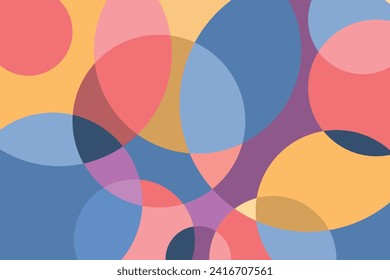 Colorful with blue, purple, red, and yellow combination geometric background