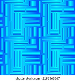 Coloridos cuadrados azules sin costura. Fondo abstracto de mosaico. Ilustración vectorial.