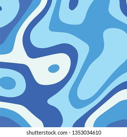 COLORFUL BLUE TEMPLATE ABSTRACT PAPER CUT PATTERN DESIGN FLAT PASTEL COLOR FOR WALLPAPER BACKGROUND ELEMENT VECTOR 