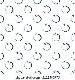 Farbige Blaubeere, Vektorgrafik, nahtlos Muster. Obsthintergrund. Handgezeichneter Hintergrund der Line Art.