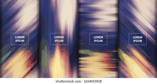 Colorful blur background texture. Abstract art design for your design project. Modern liquid flow style illustration 