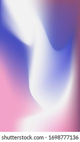 Colorful blur gradient background vector template with blue, pink, purple colors
