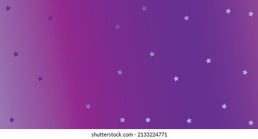 Colorful blur light purple with stars vector backdrop. Abstract illustration with gradient blur design. New design for applications.