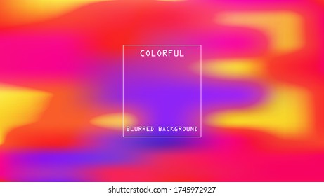 colorful blurred abstract background. fluid shape. beautiful for wallpaper