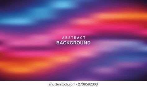 Fondo Abstractas borroso colorido - Diseño vibrante de malla degradada multicolor