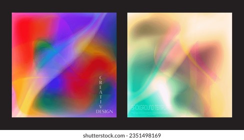 Colorful blurred background. Gradient for the template of the title page of a book, brochure or booklet. Background layout for web design, social network, interior and creative ideas