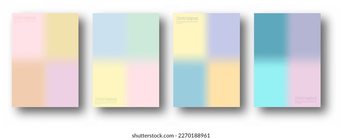 Colorful blurred background. Layout for creative banner, poster, poster, cover, interior and design design. Corporate Style template