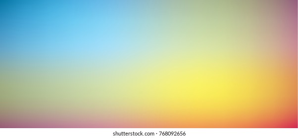 Colorful Blurred background made with gradient mesh with brilliant rainbow colors