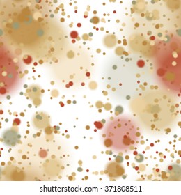 Colorful blurred background with snow overlay, seamless