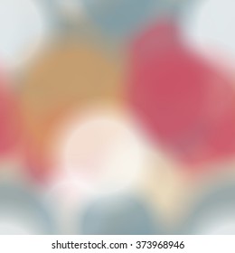 Colorful blurred background with snow overlay, seamless