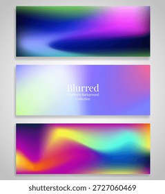 Fondo de degradado borroso colorido para el Diseño gráfico