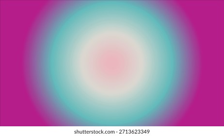Un degradado colorido y borroso que mezcla el rosa, el turquesa y el blanco crea un fondo suave y abstracto.