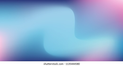 Colorful blurred gradient curve cool background. Vector EPS10 for background, banner, design elements.