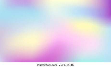 Colorful blurred gradient mesh background with copy space.