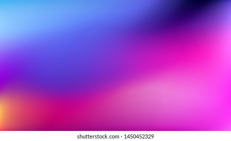 Colorful Blurred magenta purple pink background. Abstract Soft gradient backdrop with place for text. Vector illustration for your graphic design, banner, poster 