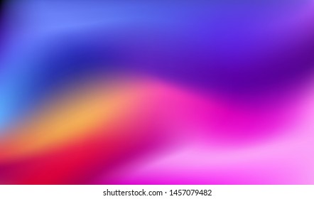 Colorful Blurred magenta purple pink background. Abstract Soft gradient backdrop with place for text. Vector illustration for your graphic design, banner, poster, themes