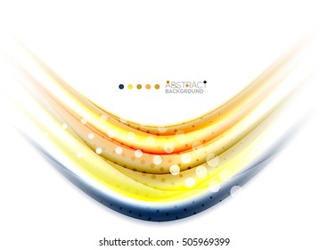 Colorful blurred stripes, abstract background template