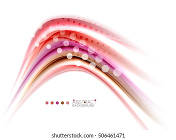 Colorful blurred stripes, abstract background template