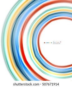 Colorful blurred stripes, abstract background template