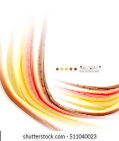 Colorful blurred stripes, abstract background template
