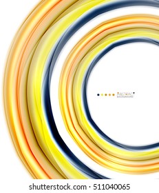 Colorful blurred stripes, abstract background template