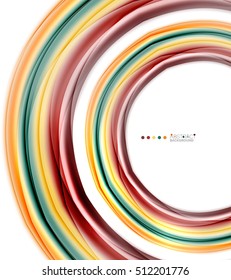 Colorful blurred stripes, abstract background template