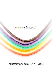 Colorful blurred stripes, abstract background template