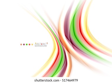 Tiras borrosas coloridas, plantilla de fondo abstracto