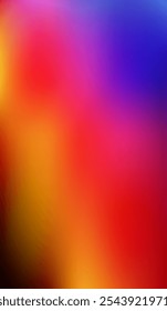 Fondo abstracto colorido y borroso con un gradiente de color suave, perfecto para crear Ilustraciones vectoriales o Fondos de pantalla elegantes.