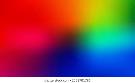 Colorful, blurry abstract background with a soft color gradient, perfect for creating sleek, vector illustrations or wallpapers.