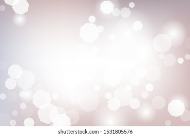 Colorful blury glowing background. Vector holiday banner with lights and bokeh texture. Winter seasonal soft backdrop.