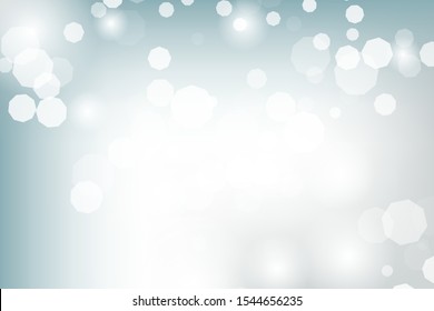 Colorful blury glowing background. Vector holiday banner with lights and bokeh texture. Winter seasonal soft backdrop.