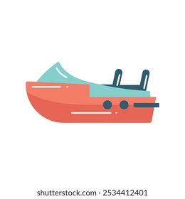 Colorful Boat And Yacht Vector Illustration - 09