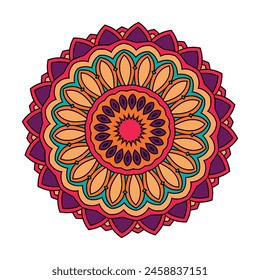 Colorful with a Bohemian Mandala Pattern
