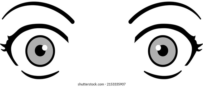 Colorful boho eyes collection isolated on white, modern design, Cartoon woman eyes and eyebrows with lashes. Isolated vector illustration. Can be used for T-shirt print, poster and cards. cartoon eye 