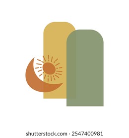 Colorful Boho Shapes Element - 16