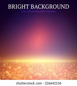 Colorful bokeh abstract background. Vector illustration  