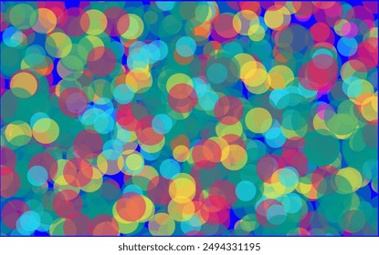 Colorful bokeh abstract background vector stock