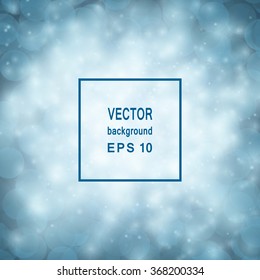 Colorful bokeh abstract light background - Vector illustration