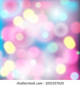 colorful bokeh background