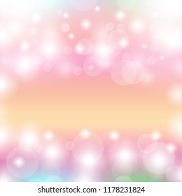 colorful bokeh background.