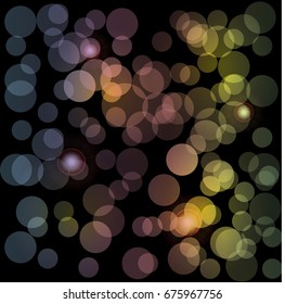 colorful bokeh background