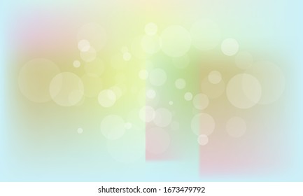 Colorful bokeh background blur,holiday wallpaper. abstract background summer, spring.vector illustration