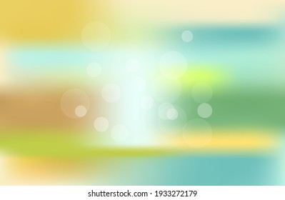 Colorful bokeh background blur,holiday wallpaper. abstract background summer, spring.vector illustration
