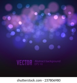 Colorful bokeh background. can be used as a design element. Vector illustration