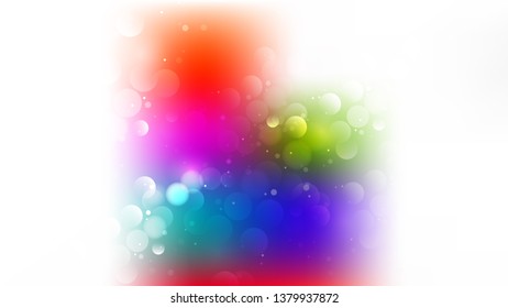 Colorful Bokeh Background Design